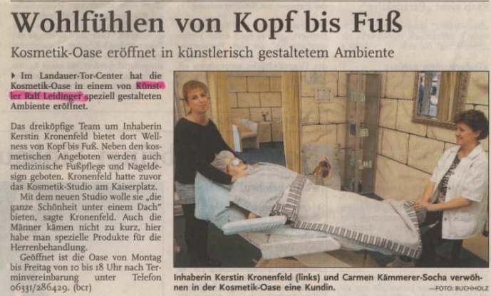 Bericht-Kosmetik Oase